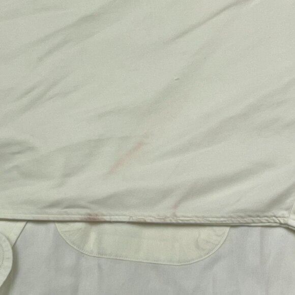 Gitman Bros For Fashion Post Louisville Button Up Shirt 16 33 Solid Pale Yellow - Picture 8 of 9